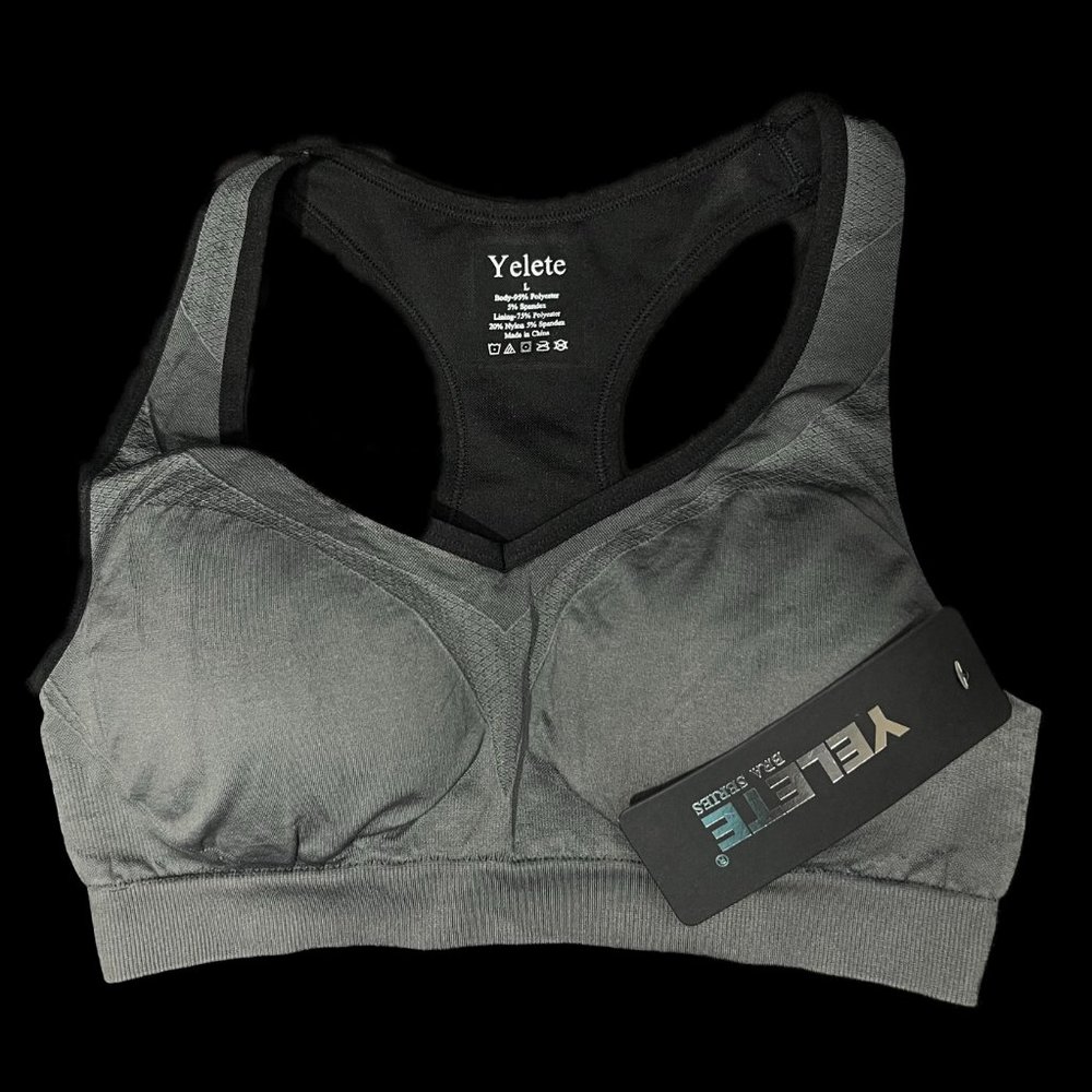 Brand New YELETE Women’s Cut Out Detailed Activewear Sports Bra